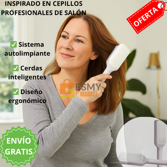 💆♀️ Cepillo Profesional Autolimpiante SmartBrush 💆♀️