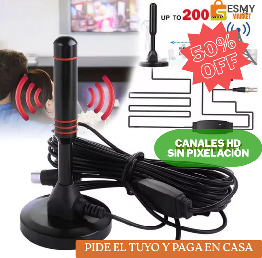 ANTENA TV DIGITAL HD- 🌟 “Mejor señal, menos cuentas y más tranquilidad en tu hogar”