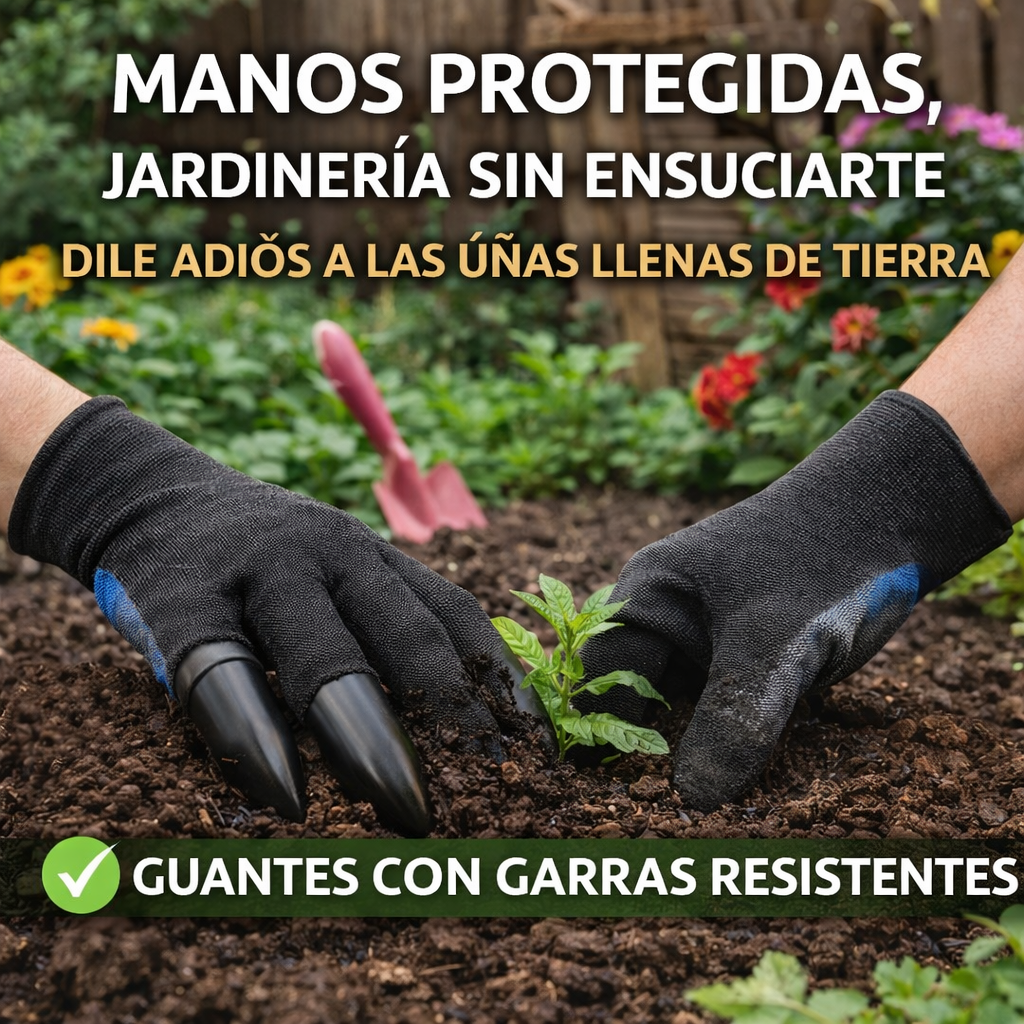 🌱 Guantes de Jardín con Garras GreenGarden™ 🌿 “Transforma tus manos en tu herramienta de jardinería”