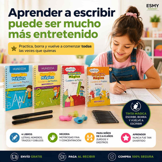 Libros Mágicos📚🖋️📚 ¡Aprender a escribir puede ser mucho más entretenido!