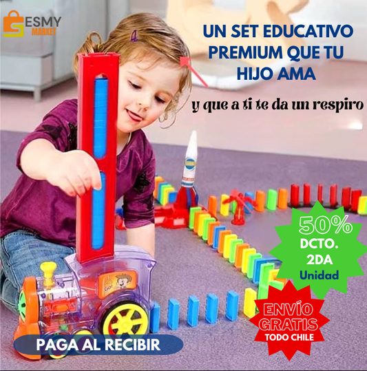 SET TREN DOMINÓ - 🌈 ¡30 minutos sin pantallas y un momento de paz para ti!