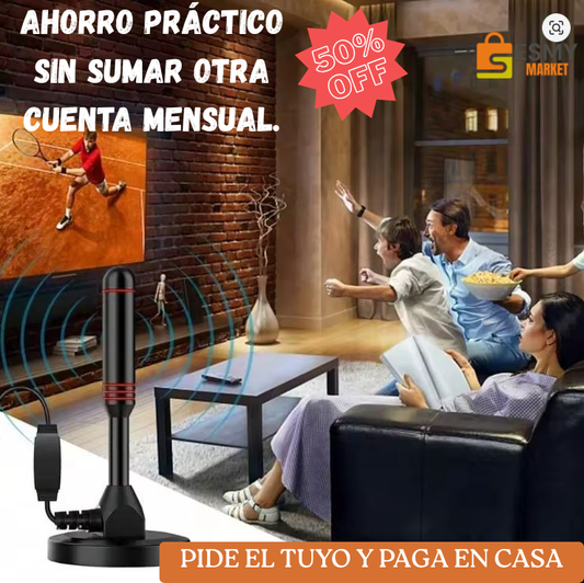 ANTENA TV DIGITAL HD- 🌟 “Mejor señal, menos cuentas y más tranquilidad en tu hogar”