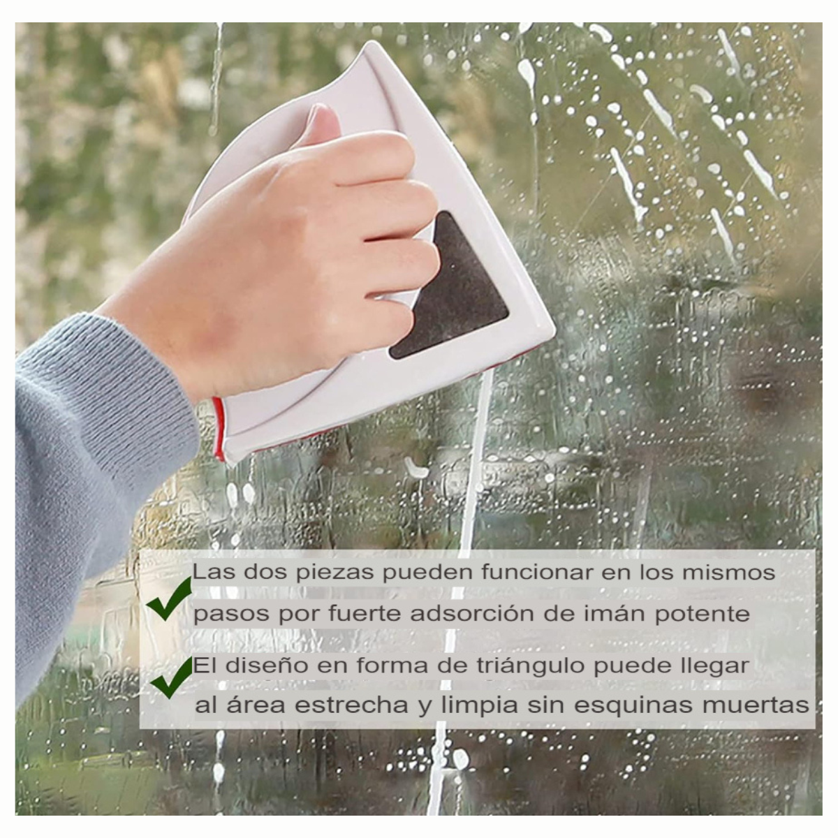 🧲 Escoba Magnética Limpia Ventanas – Tecnología Inteligente Para Tu Hogar