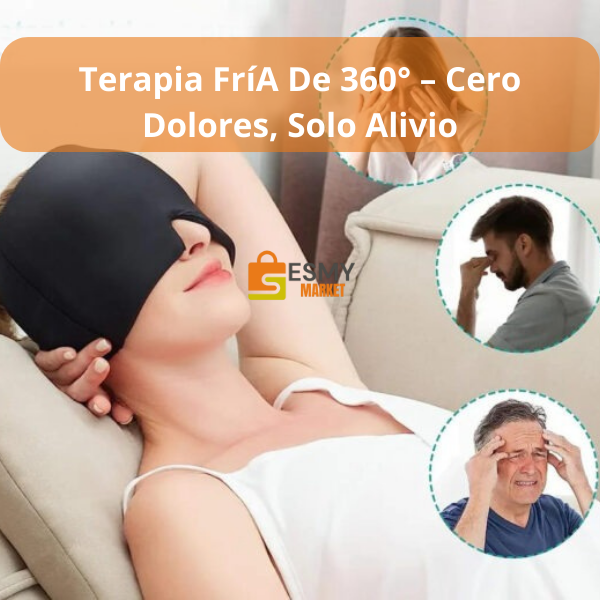 🖤 GORRO DE GEL ALIVIO DE MIGRAÑA – TU ESCUDO CONTRA EL DOLOR 💆♀️
