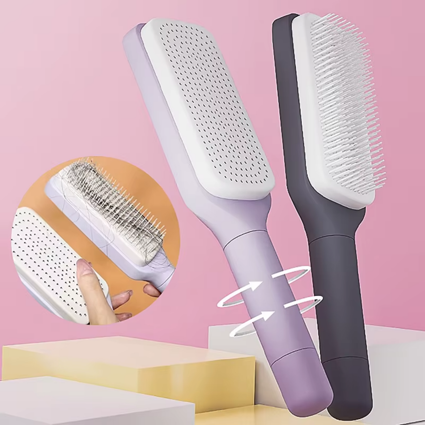 💆‍♀️ Cepillo Profesional Autolimpiante SmartBrush 💆‍♀️
