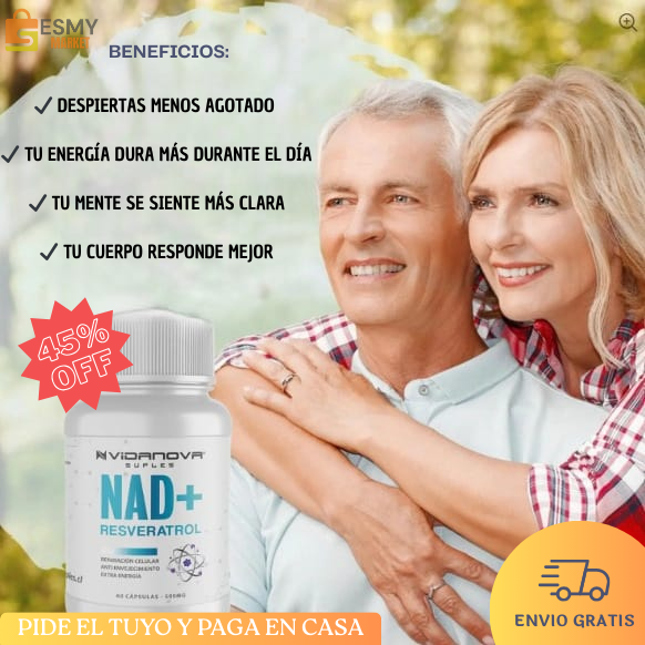 NAD+ RESVERATROL 1000MG 60 CAPS