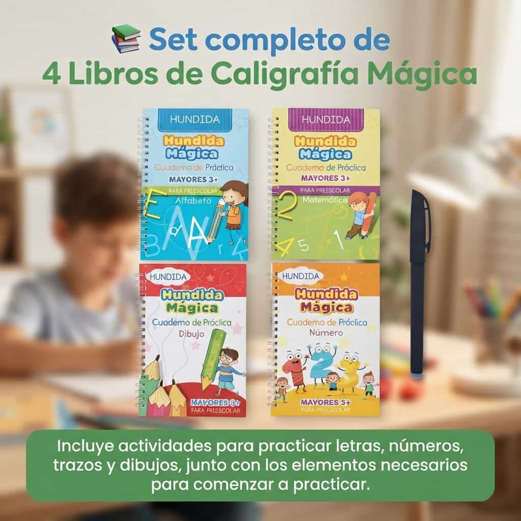 Libros Mágicos📚🖋️📚 ¡Aprender a escribir puede ser mucho más entretenido!