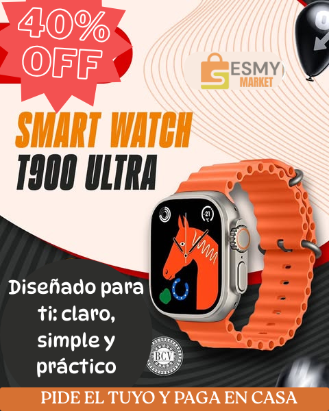 ⌚ RELOJ SMARTWATCH T900 ULTRA 2- te simplifica el día ⌚