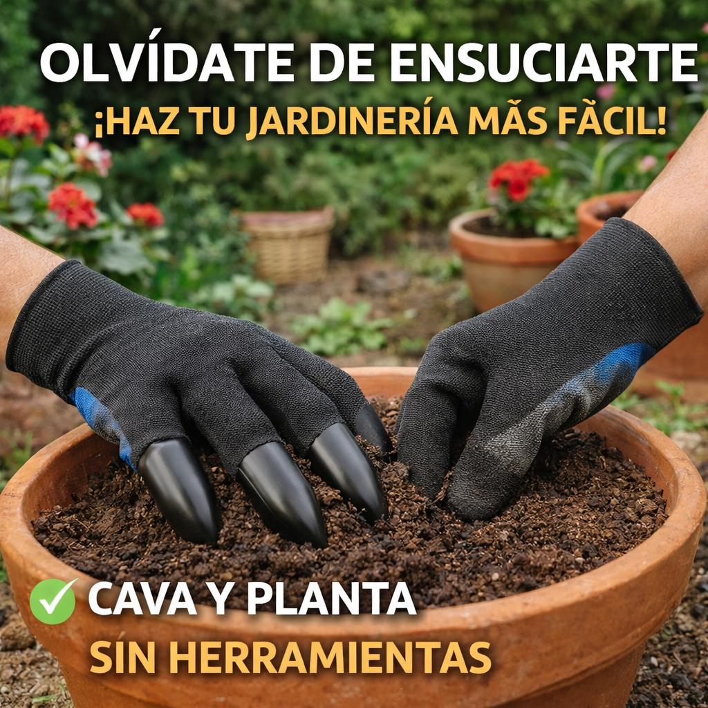 🌱 Guantes de Jardín con Garras GreenGarden™ 🌿 “Transforma tus manos en tu herramienta de jardinería”