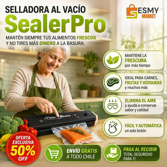SEALER PRO™ — CONSERVA MÁS DESPERDICIA MENOS